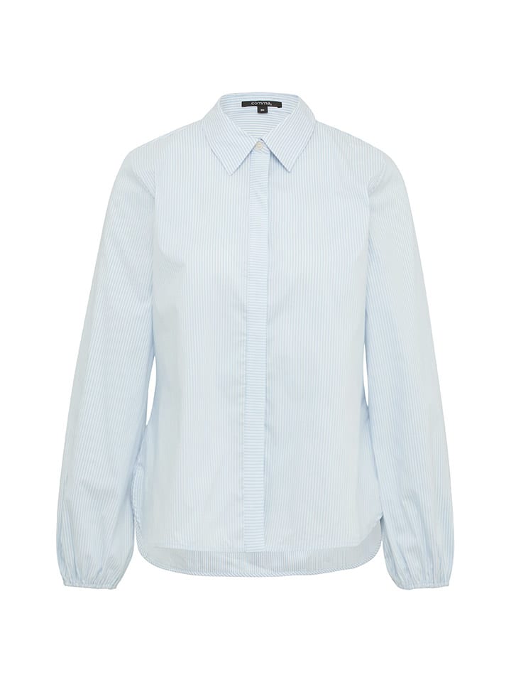 s.Oliver Hellblau/ Weiß 1096971 Bluse in Hellblau/ Weiß - 4