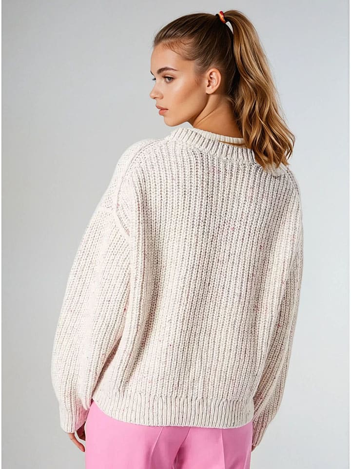 Sveter Weekday Weiß 7609572 Pullover in Weiß - 2