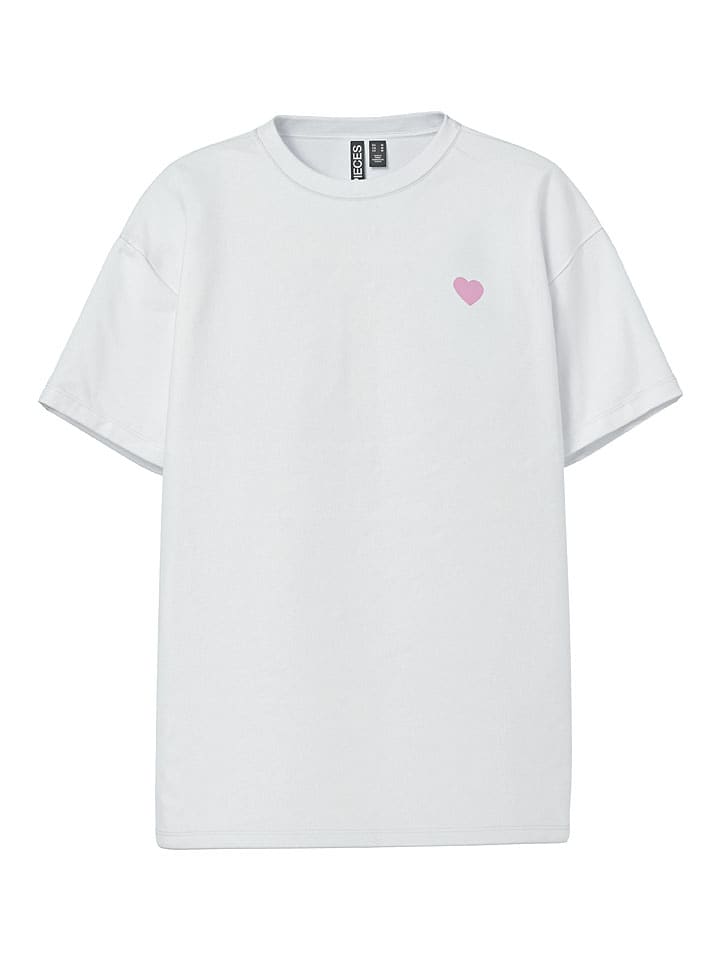 Tričko Pieces Weiß 892896 Shirt in Weiß - 4