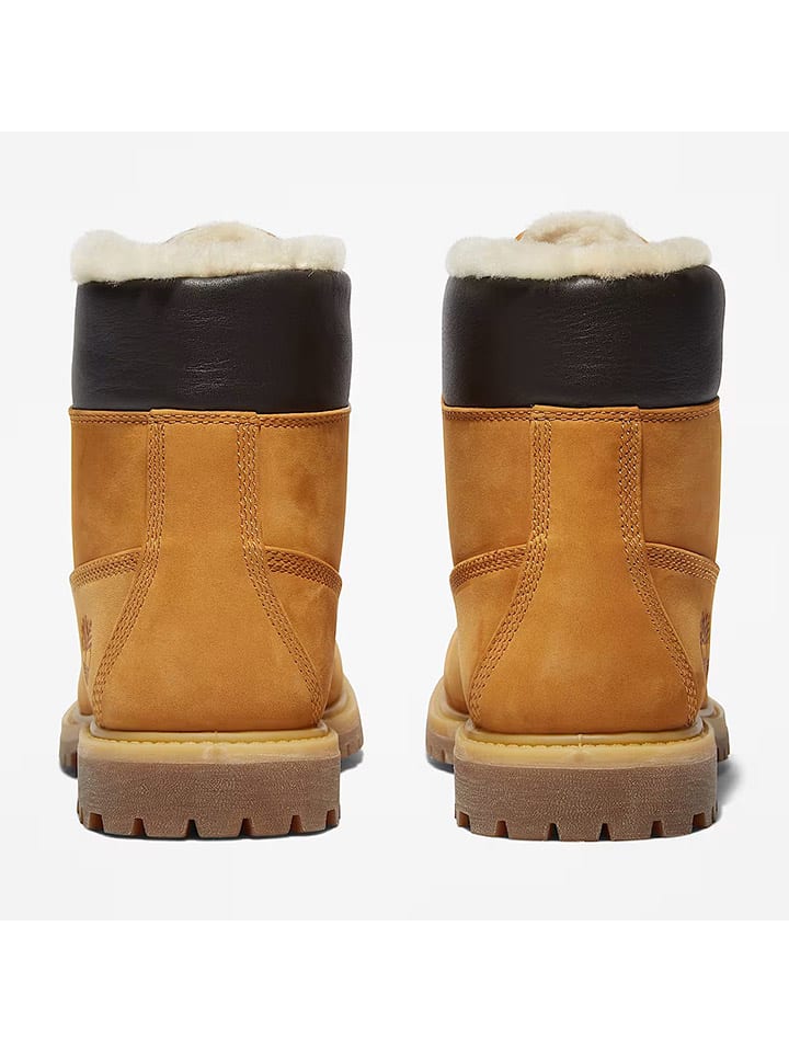 Topánky Timberland Hellbraun 609826 Leder-Boots "Premium 6" in Hellbraun - 4