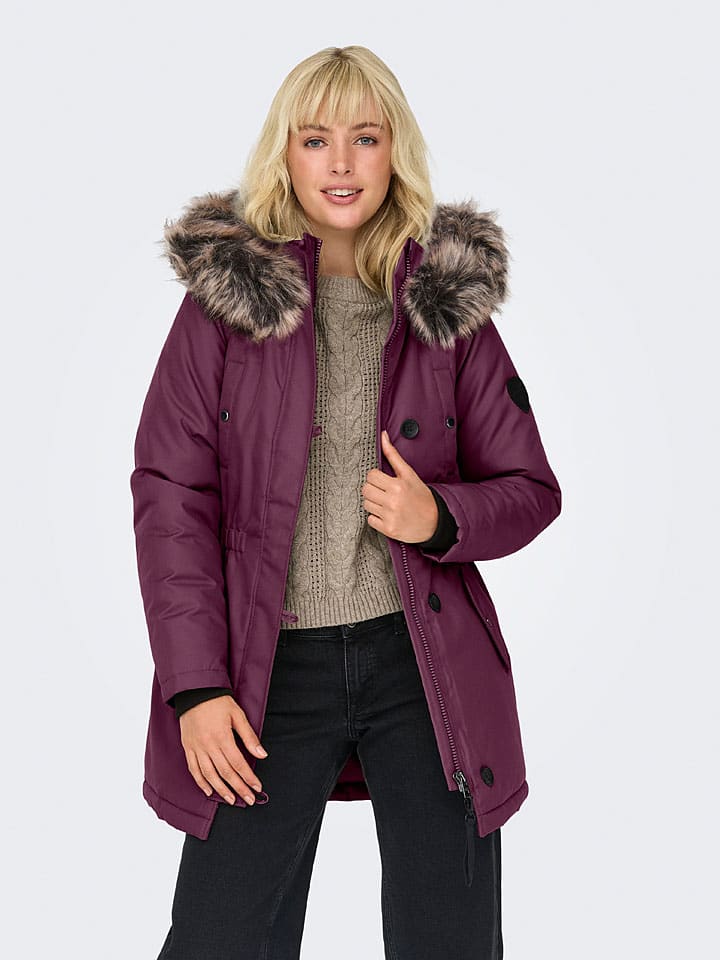 Dámska bunda ONLY Lila 1151388 Parka "ONLIRIS" in Lila - 1