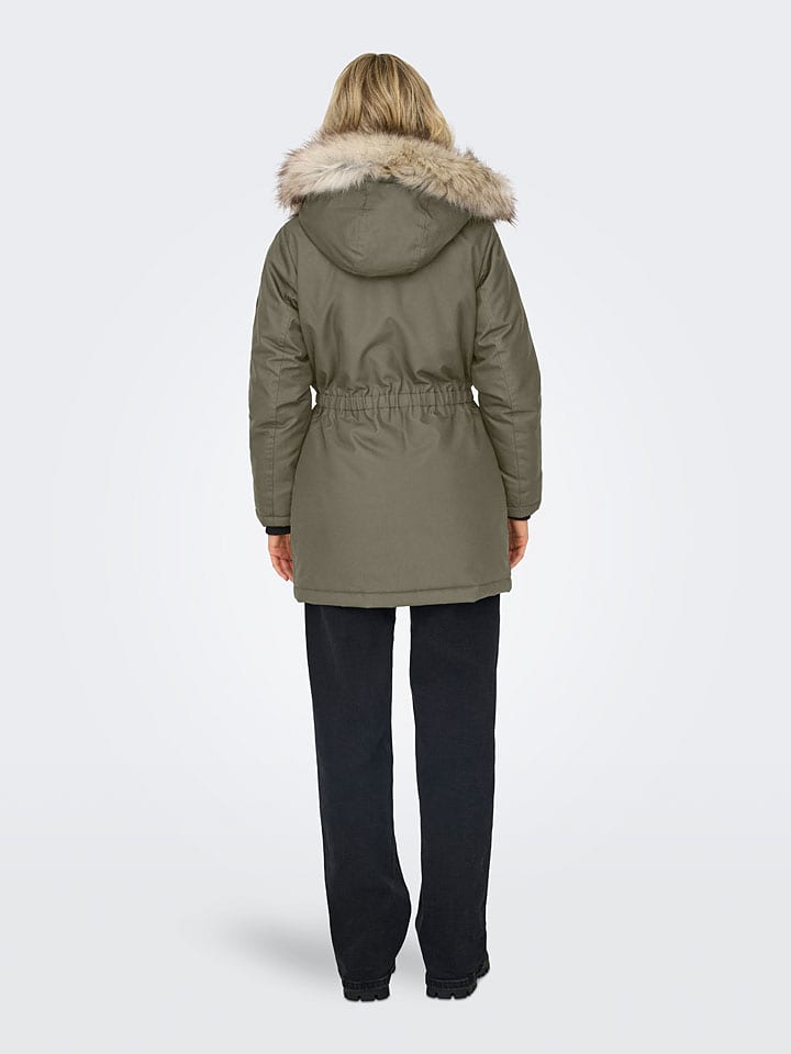 Dámska bunda ONLY Khaki 8532761 Parka in Khaki - 2