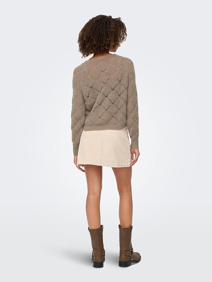 Sveter ONLY Taupe 8345076 Pullover in Taupe - 2
