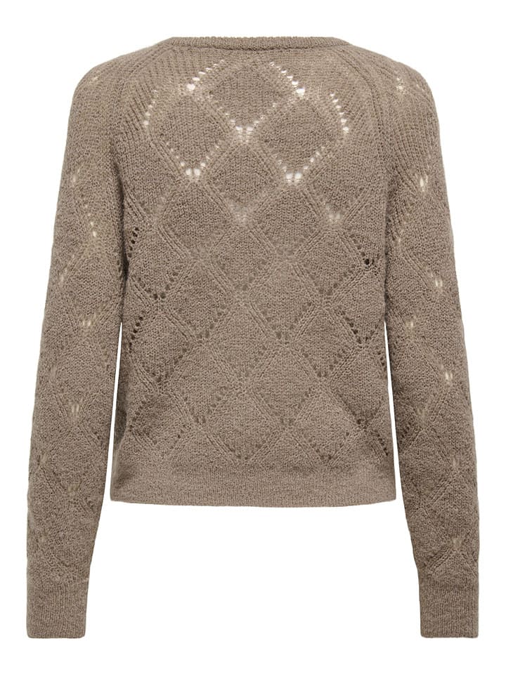 Sveter ONLY Taupe 8345076 Pullover in Taupe - 7