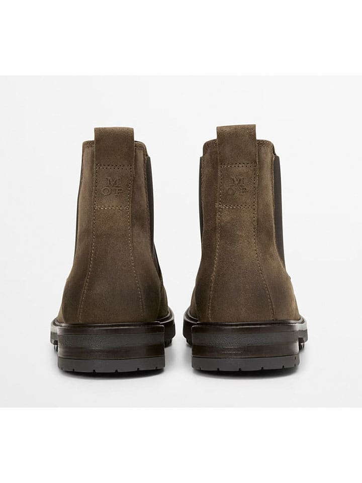 Topánky Marc O'Polo Shoes Braun 581638 Leder-Chelsea-Boots "Rony" in Braun - 2