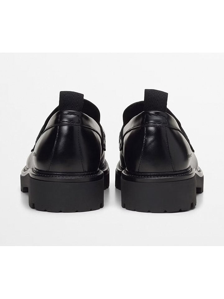 Topánky Marc O'Polo Shoes Schwarz 157466 Leder-Mokassins "Phil" in Schwarz - 2
