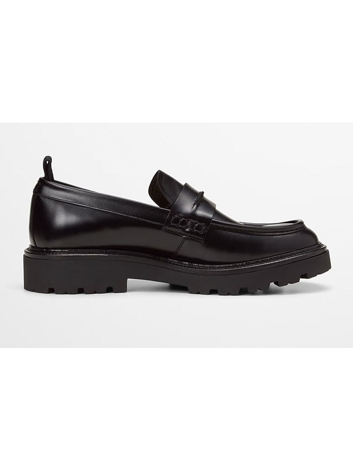 Topánky Marc O'Polo Shoes Schwarz 157466 Leder-Mokassins "Phil" in Schwarz - 4