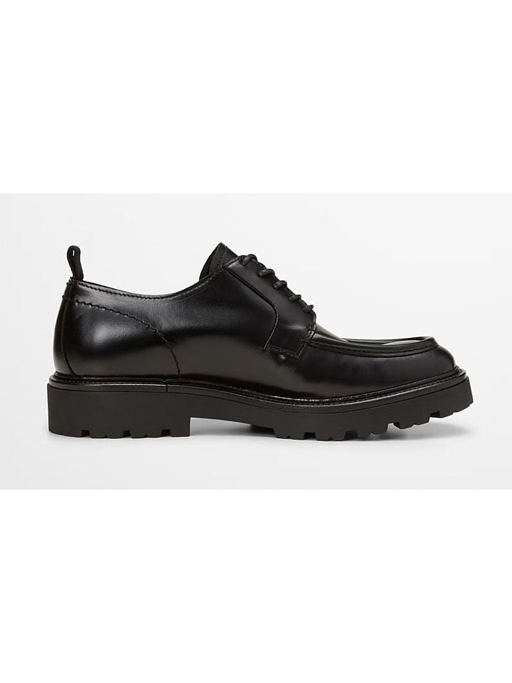 Topánky Marc O'Polo Shoes Schwarz 6510367 Leder-Schnürschuhe "Phil" in Schwarz - 5