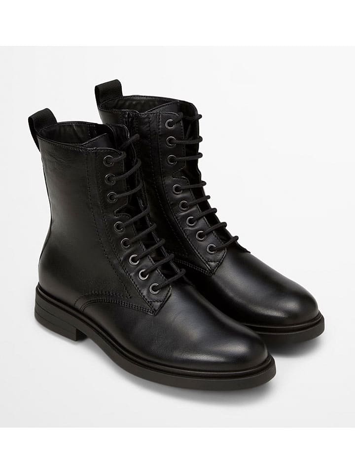 Topánky Marc O'Polo Shoes Schwarz 9441511 Leder-Boots "Paula" in Schwarz - 2