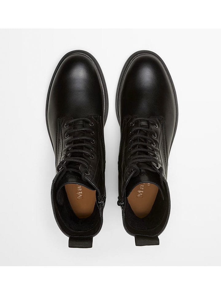 Topánky Marc O'Polo Shoes Schwarz 9441511 Leder-Boots "Paula" in Schwarz - 3