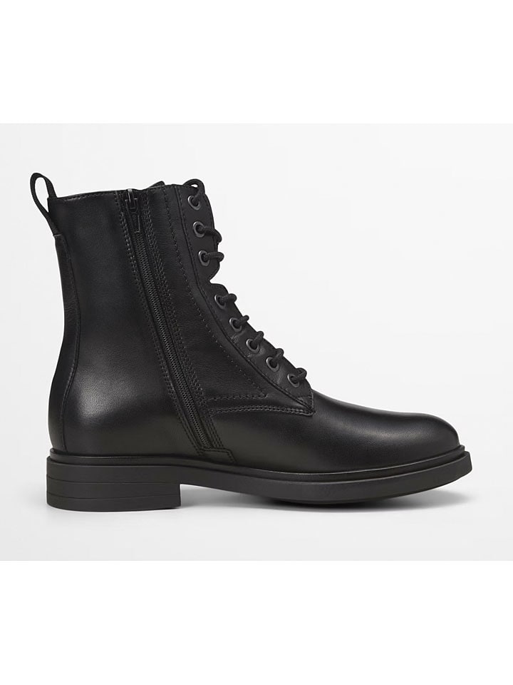Topánky Marc O'Polo Shoes Schwarz 9441511 Leder-Boots "Paula" in Schwarz - 4