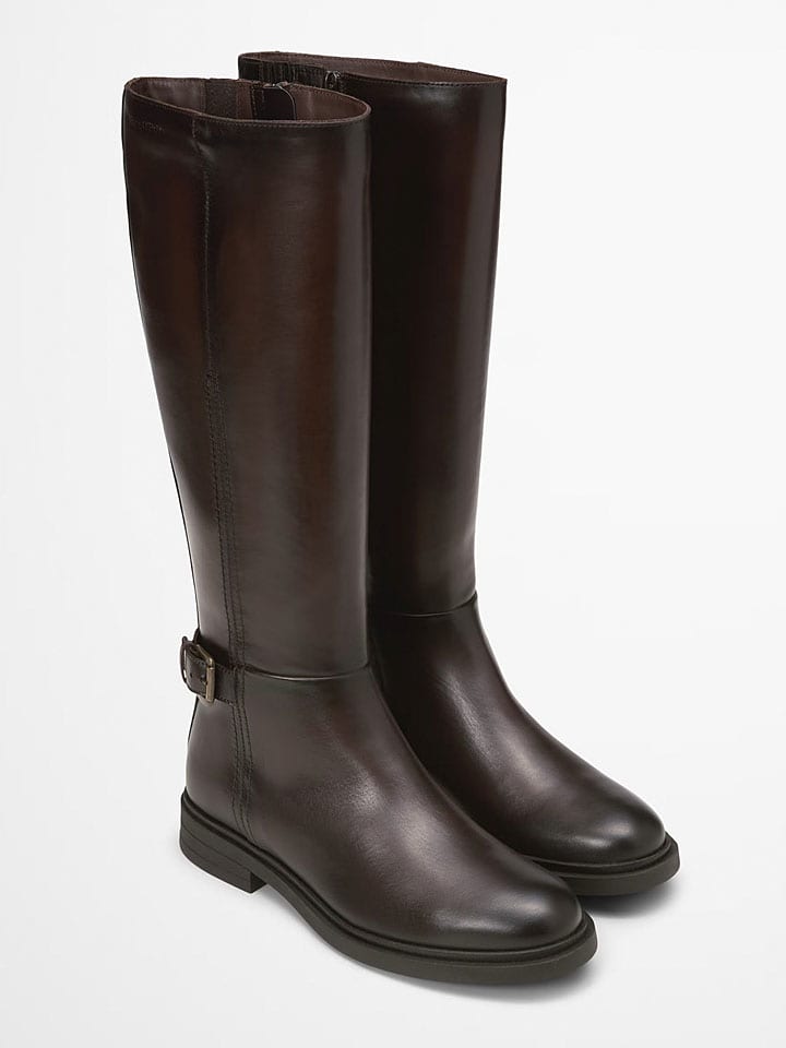 Topánky Marc O'Polo Shoes Braun 1946256 Leder-Stiefel "Paula" in Braun - 2
