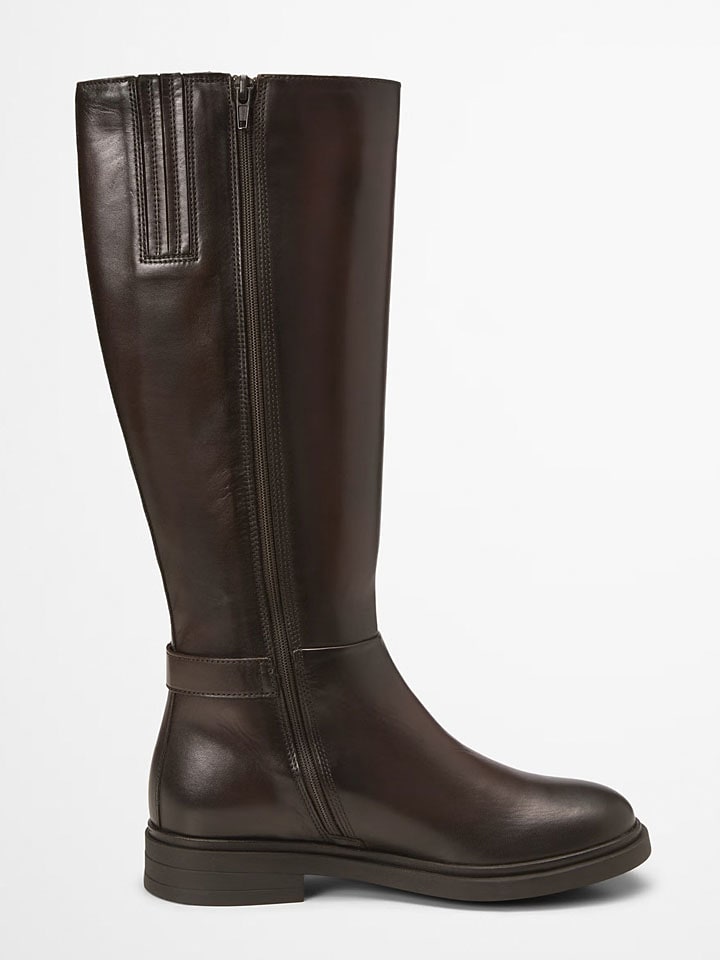 Topánky Marc O'Polo Shoes Braun 1946256 Leder-Stiefel "Paula" in Braun - 4