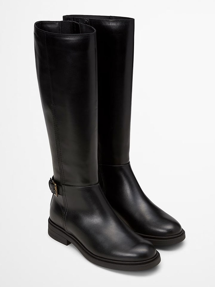 Topánky Marc O'Polo Shoes Schwarz 2055756 Leder-Stiefel "Paula" in Schwarz - 2