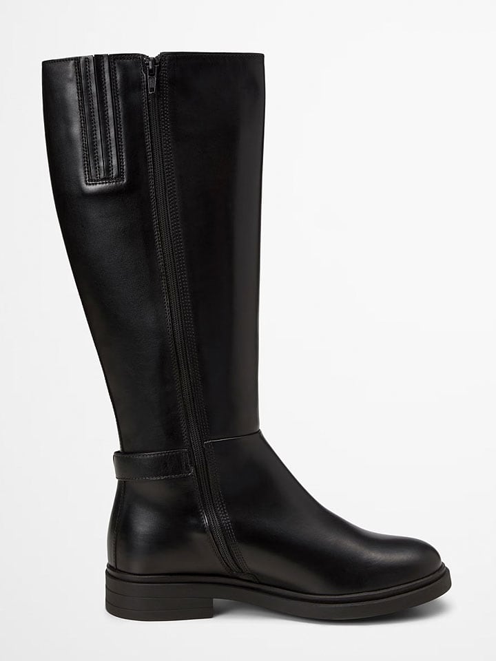 Topánky Marc O'Polo Shoes Schwarz 2055756 Leder-Stiefel "Paula" in Schwarz - 5