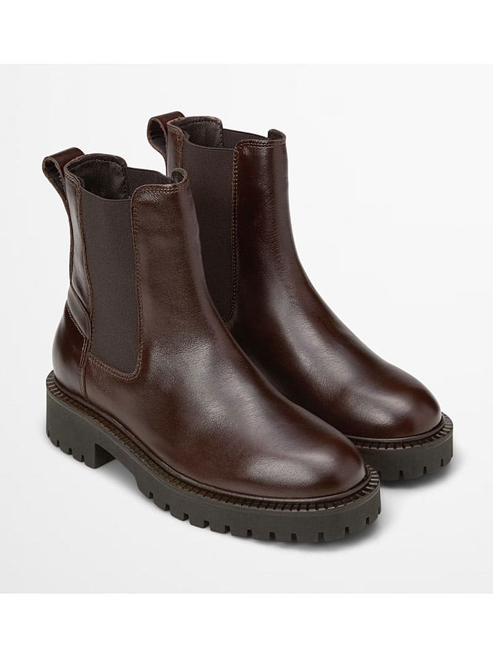Topánky Marc O'Polo Shoes Braun 3590253 Leder-Chelsea-Boots "Phia" in Braun - 2