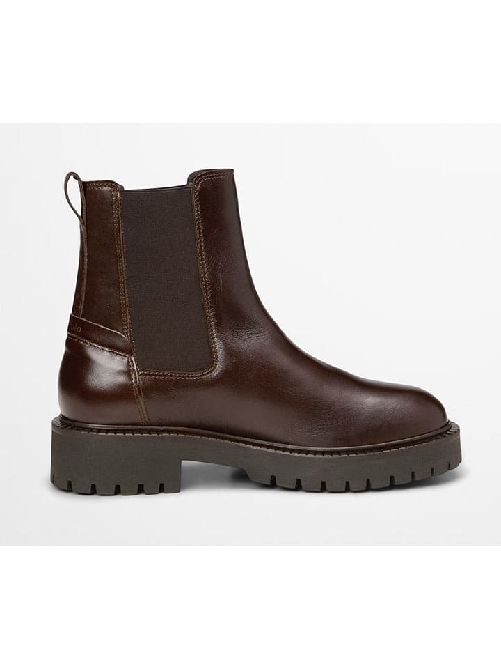 Topánky Marc O'Polo Shoes Braun 3590253 Leder-Chelsea-Boots "Phia" in Braun - 4