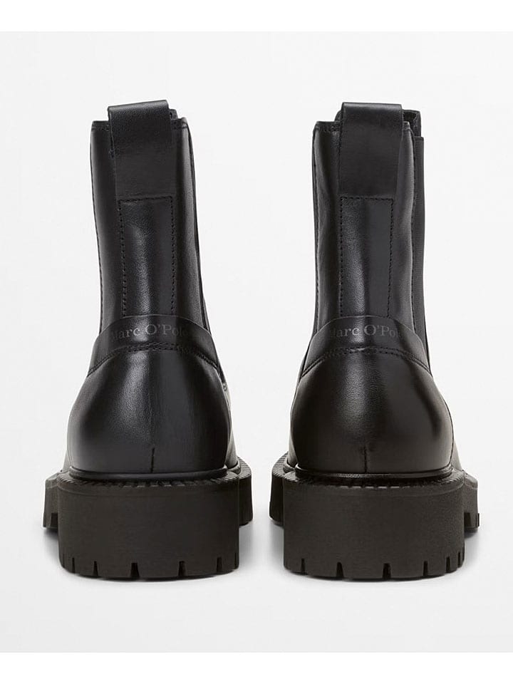Topánky Marc O'Polo Shoes Schwarz 4737874 Leder-Chelsea-Boots "Phia" in Schwarz - 2