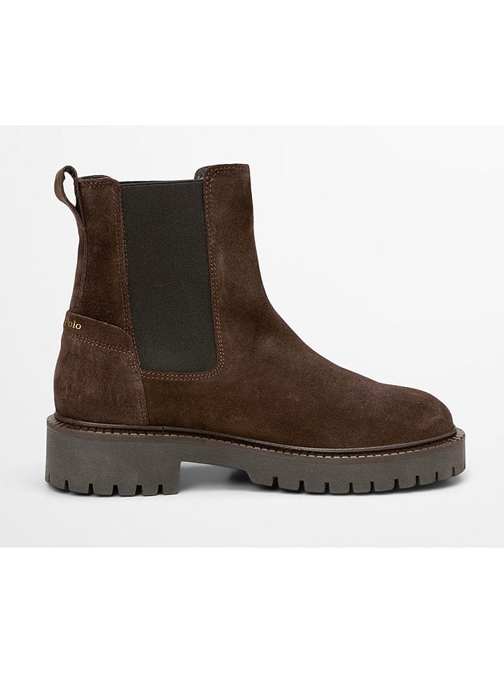 Topánky Marc O'Polo Shoes Braun 7662948 Leder-Chelsea-Boots "Phia" in Braun - 4