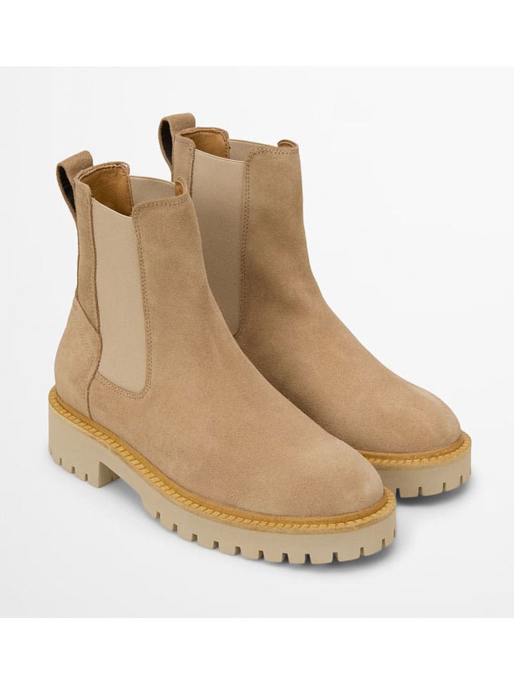 Topánky Marc O'Polo Shoes Beige 6642691 Leder-Chelsea-Boots "Phia" in Beige - 3