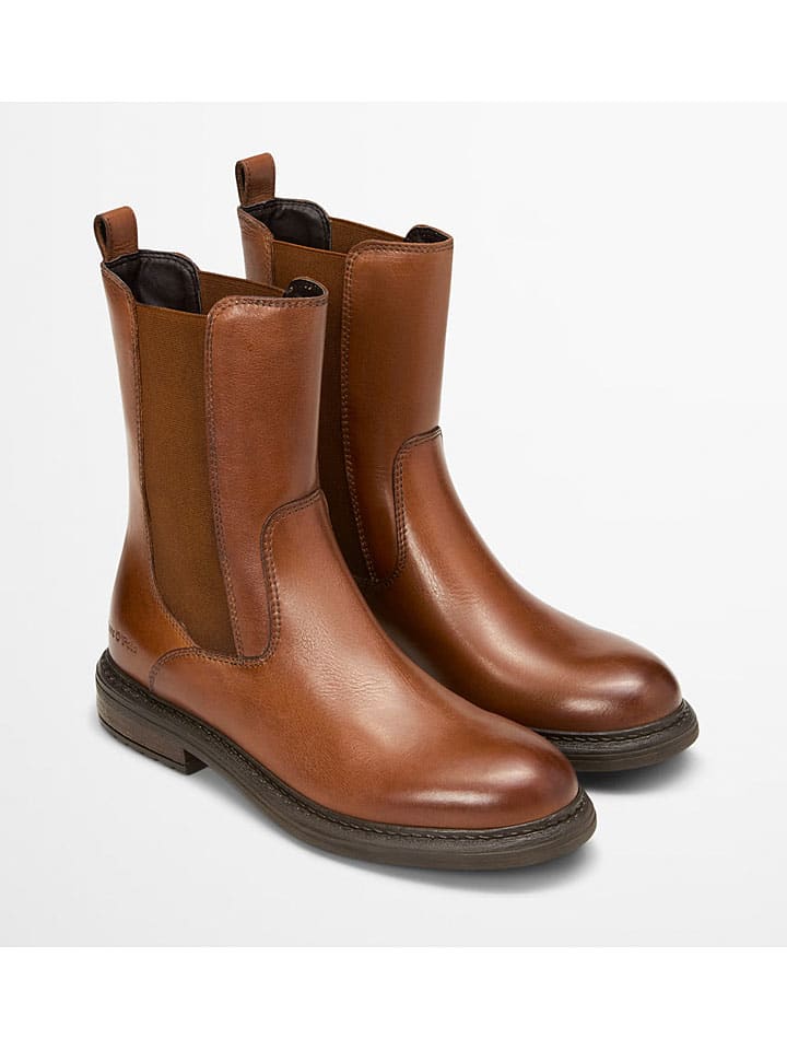 Topánky Marc O'Polo Shoes Hellbraun 4820790 Leder-Chelsea-Boots "Cosi" in Hellbraun - 2