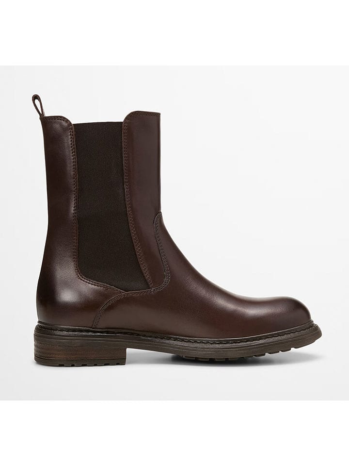 Topánky Marc O'Polo Shoes Braun 504433 Leder-Chelsea-Boots "Cosi" in Braun - 4