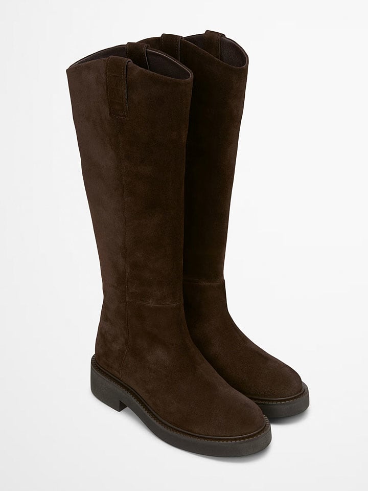 Topánky Marc O'Polo Shoes Braun 6264502 Leder-Stiefel "Perla" in Braun - 4