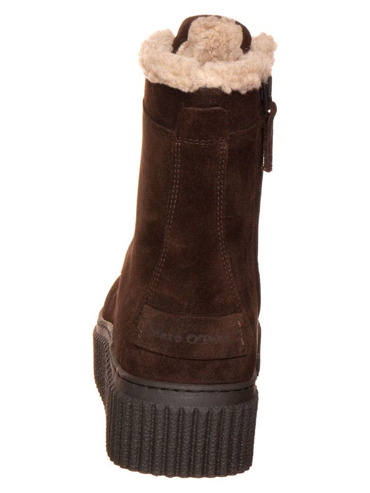 Topánky Marc O'Polo Shoes Dunkelbraun 7330958 Boots "Bianca" in Dunkelbraun - 3