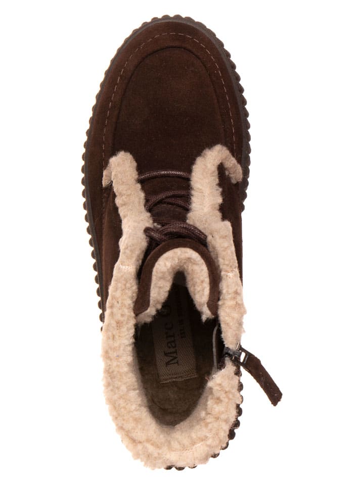 Topánky Marc O'Polo Shoes Dunkelbraun 7330958 Boots "Bianca" in Dunkelbraun - 4