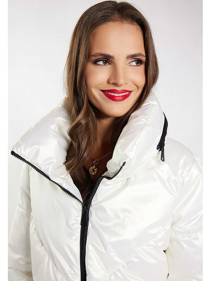 Dámska bunda Schmuddelwedda Weiß 5578474 Steppjacke in Weiß - 3