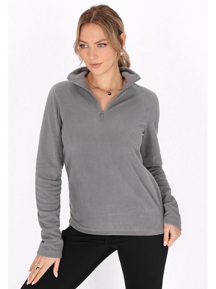 Mikina Schmuddelwedda Grau 979978 Fleecepullover in Grau - 2