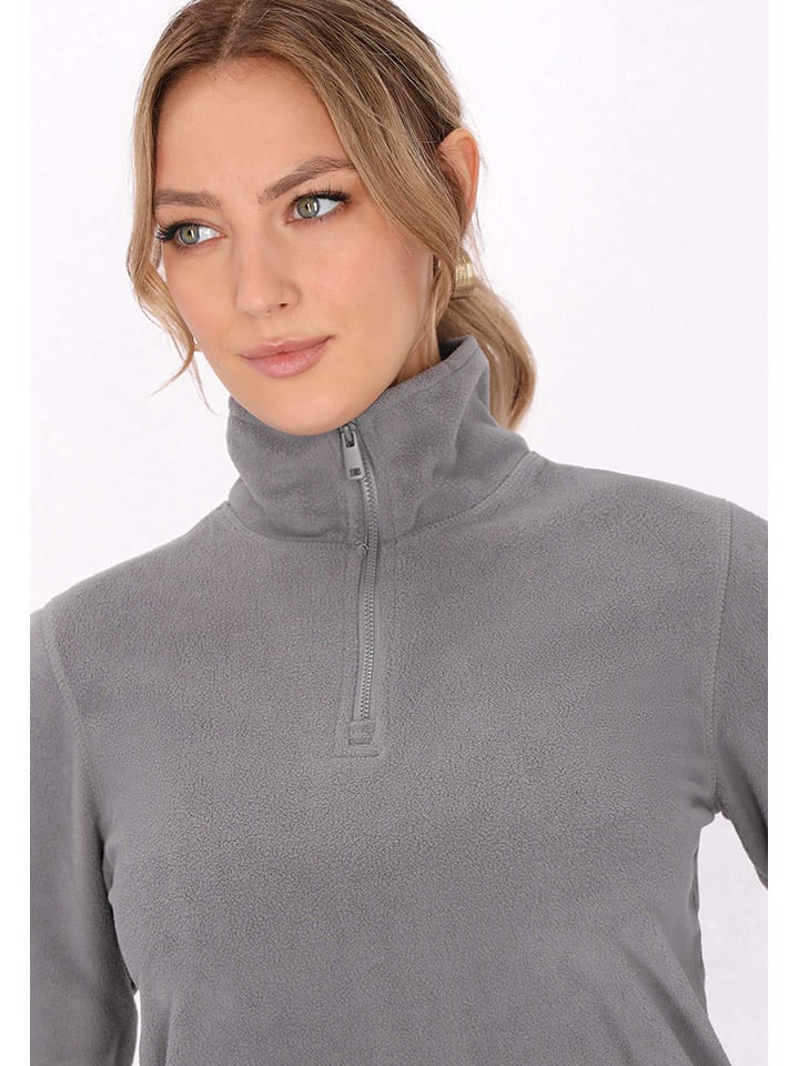 Mikina Schmuddelwedda Grau 979978 Fleecepullover in Grau - 3