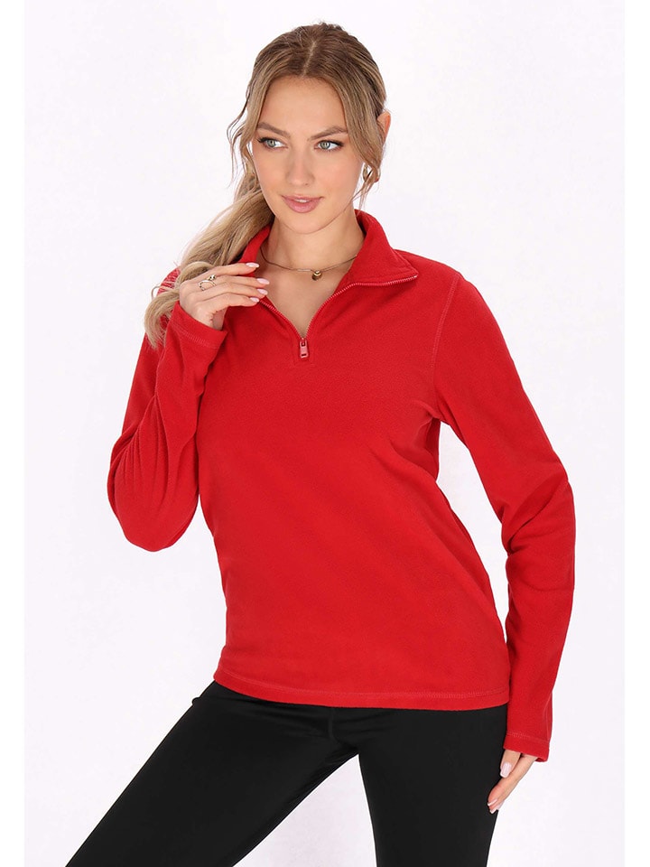 Mikina Schmuddelwedda Rot 7890798 Fleecepullover in Rot - 2