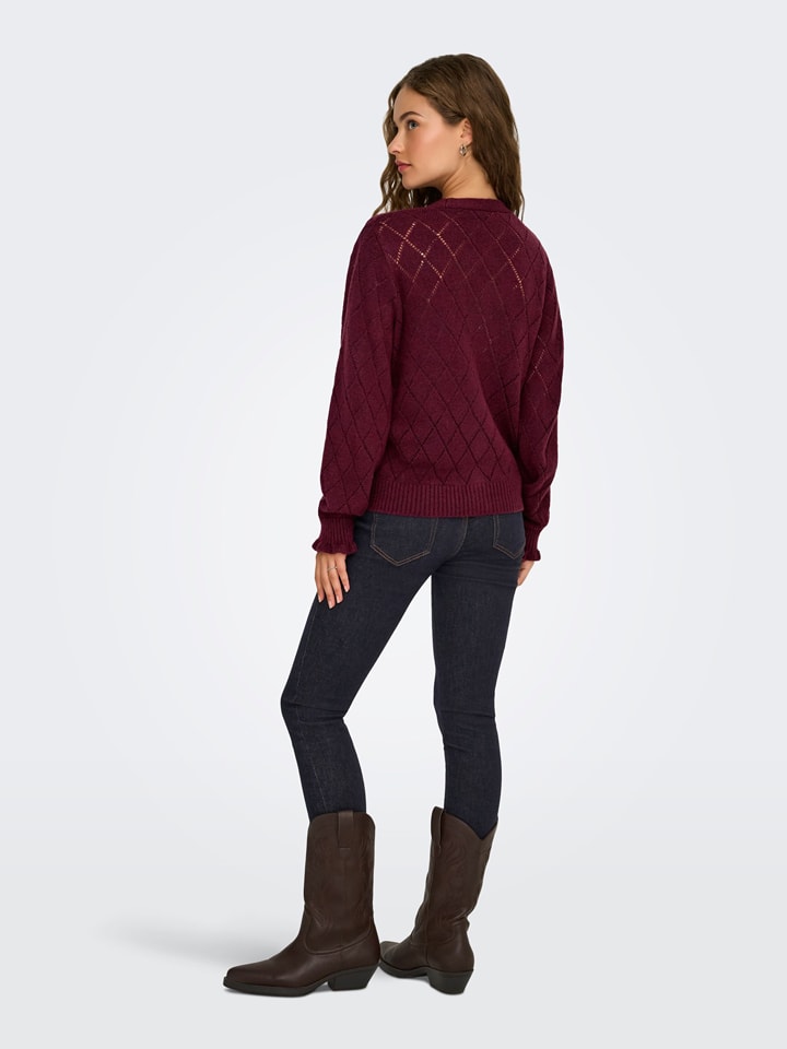 Sveter JDY Rot 2145753 Cardigan in Rot - 3