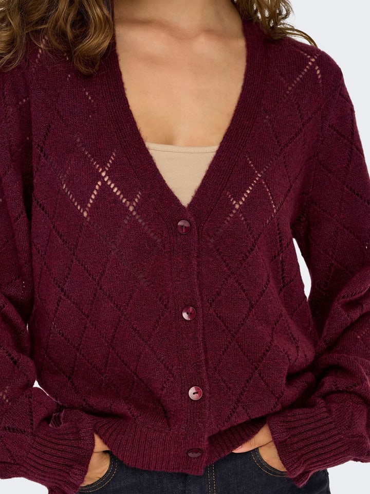 Sveter JDY Rot 2145753 Cardigan in Rot - 5