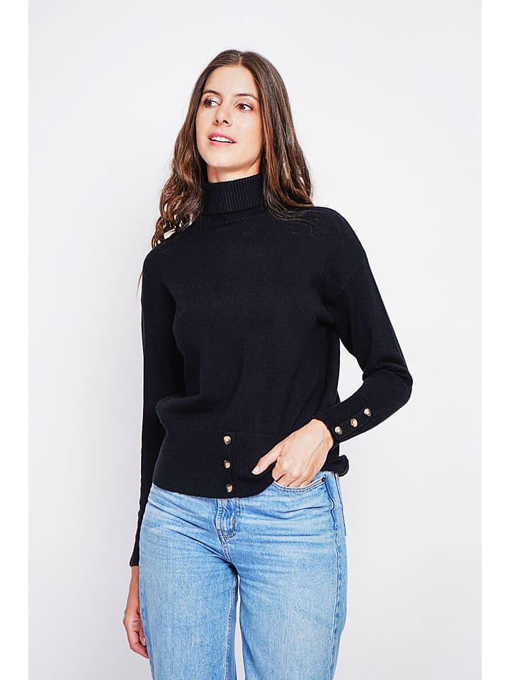 Sveter ASSUILI Schwarz 7479511 Rollkragenpullover in Schwarz - 2