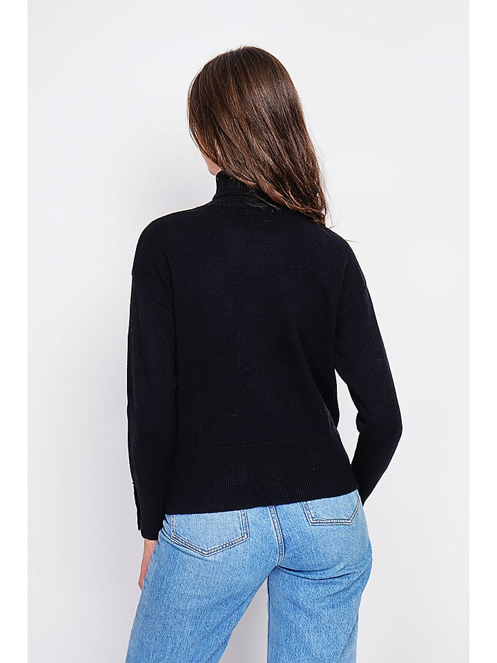 Sveter ASSUILI Schwarz 7479511 Rollkragenpullover in Schwarz - 3