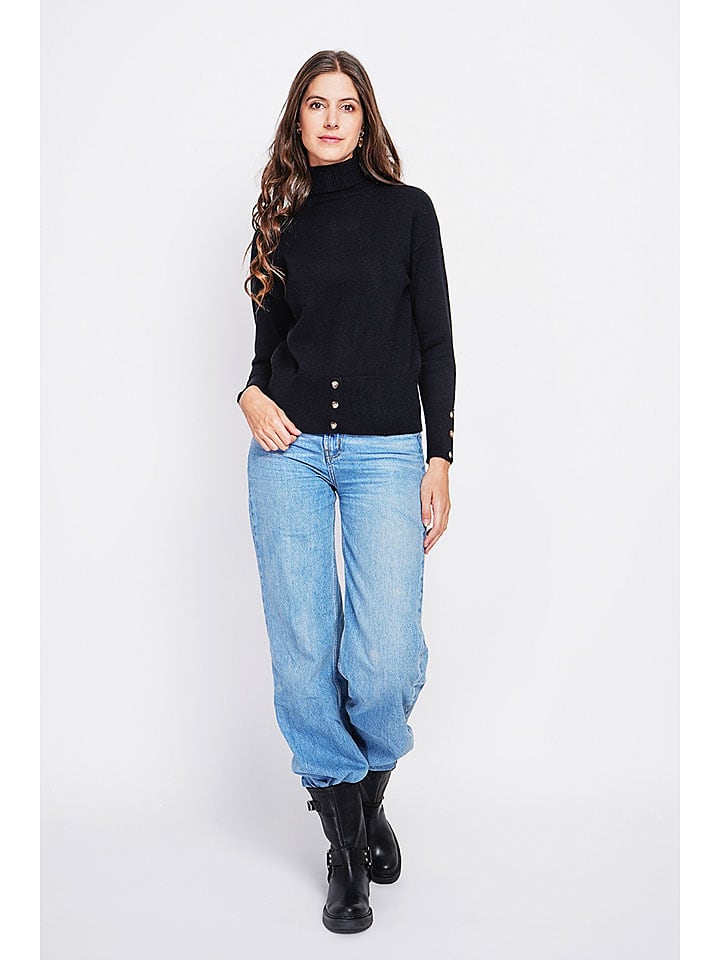 Sveter ASSUILI Schwarz 7479511 Rollkragenpullover in Schwarz - 5