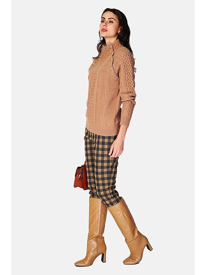 Sveter ASSUILI Camel 372872 Pullover in Camel - 4