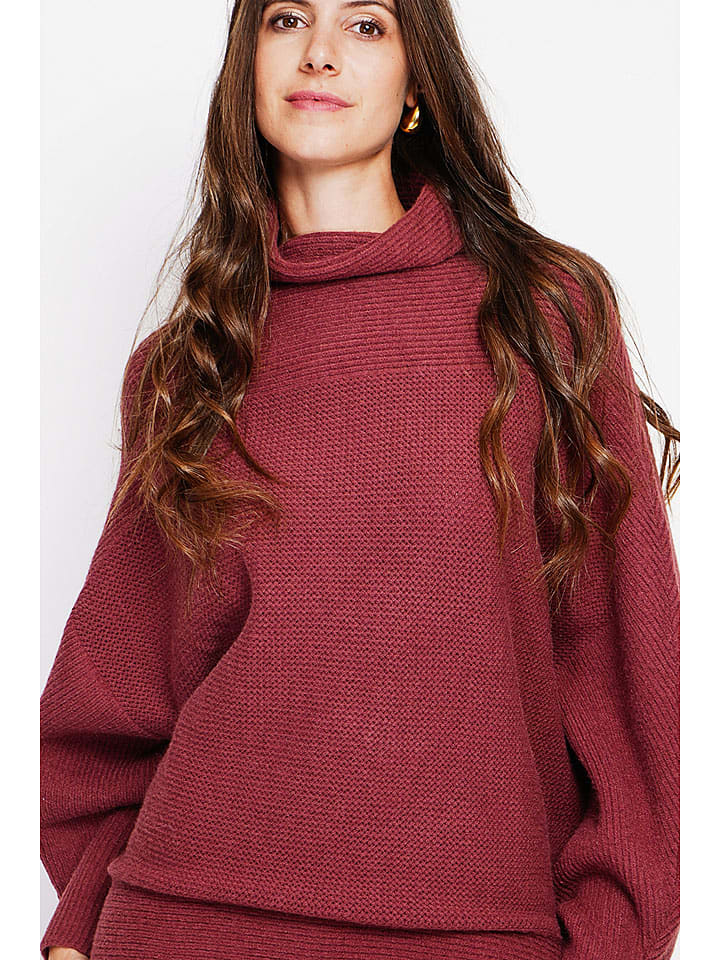 Sveter ASSUILI Bordeaux 9500922 Pullover in Bordeaux - 4