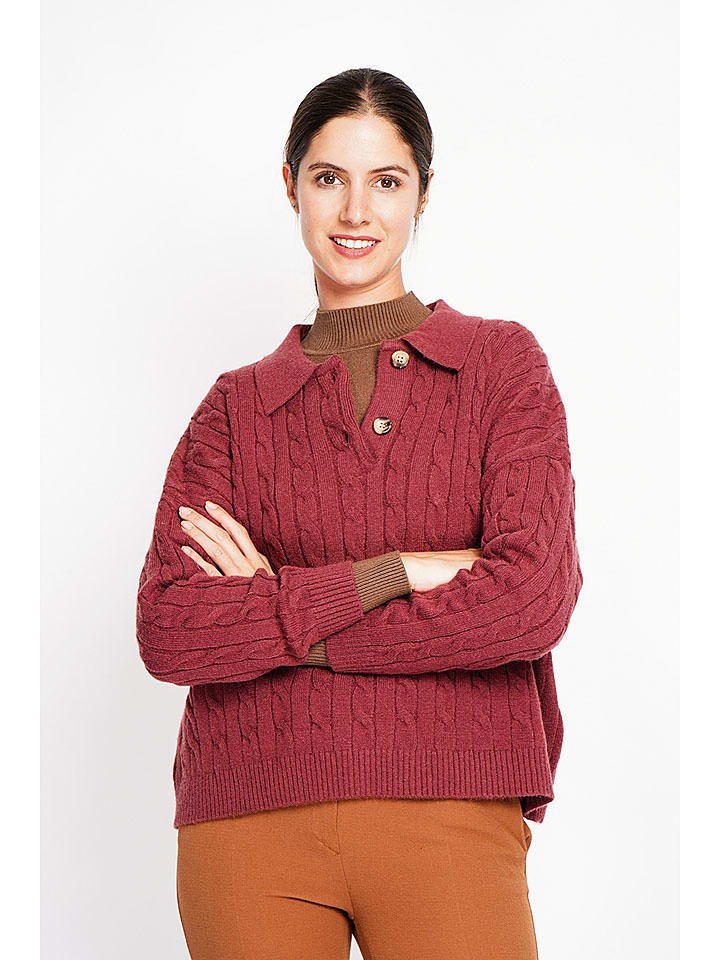 Sveter ASSUILI Bordeaux 1734186 Pullover in Bordeaux - 2