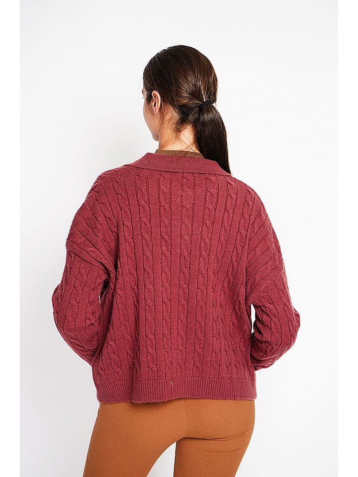 Sveter ASSUILI Bordeaux 1734186 Pullover in Bordeaux - 3
