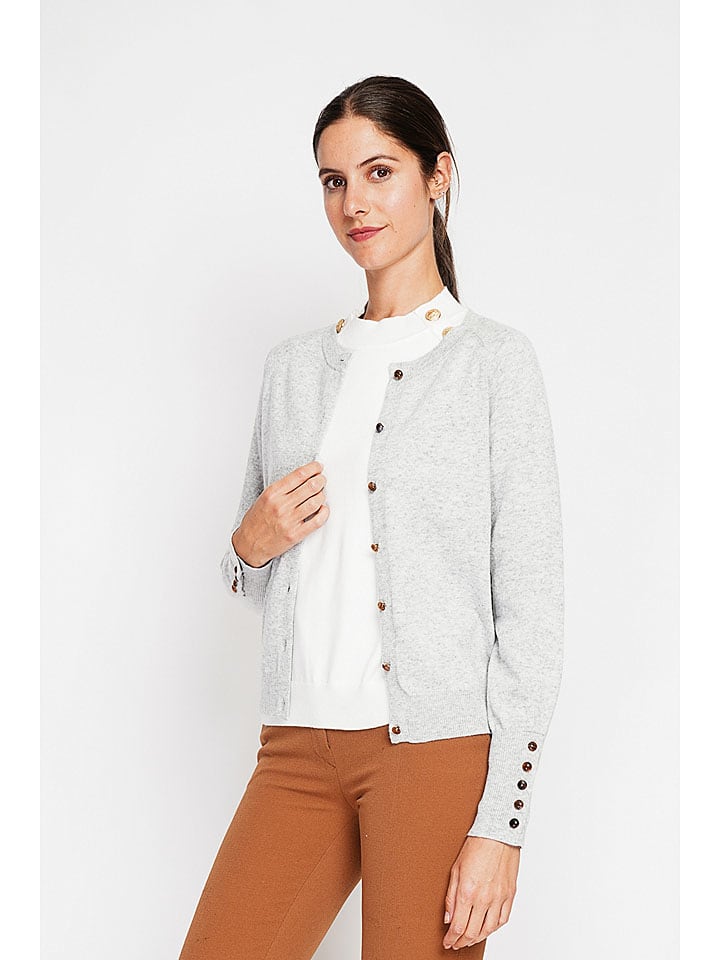 Sveter ASSUILI Hellgrau 9051824 Cardigan in Hellgrau - 2