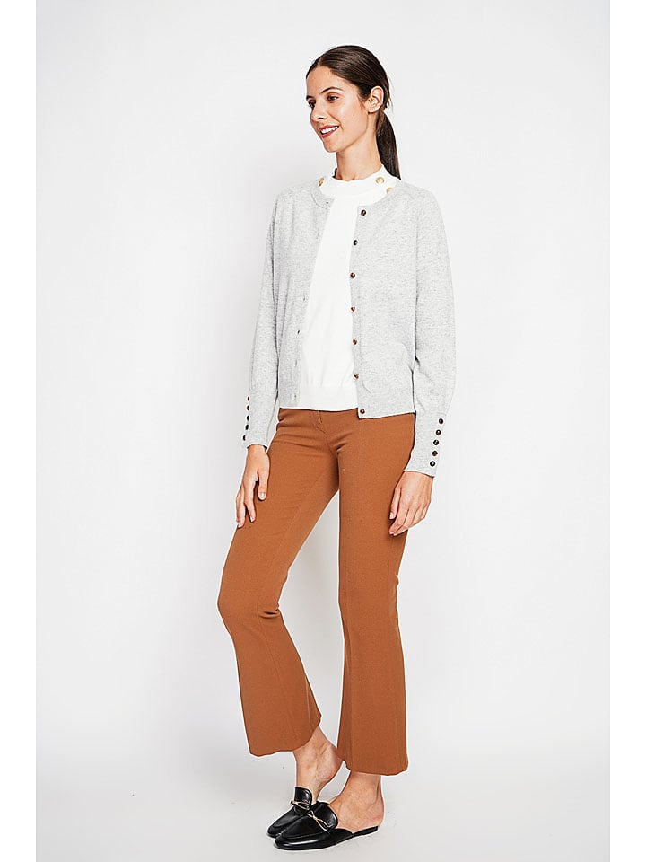 Sveter ASSUILI Hellgrau 9051824 Cardigan in Hellgrau - 5