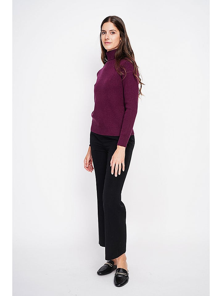 Sveter ASSUILI Bordeaux 7725545 Rollkragenpullover in Bordeaux - 5