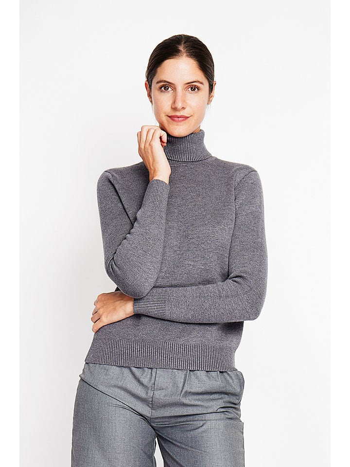Sveter ASSUILI Grau 1722028 Rollkragenpullover in Grau - 2