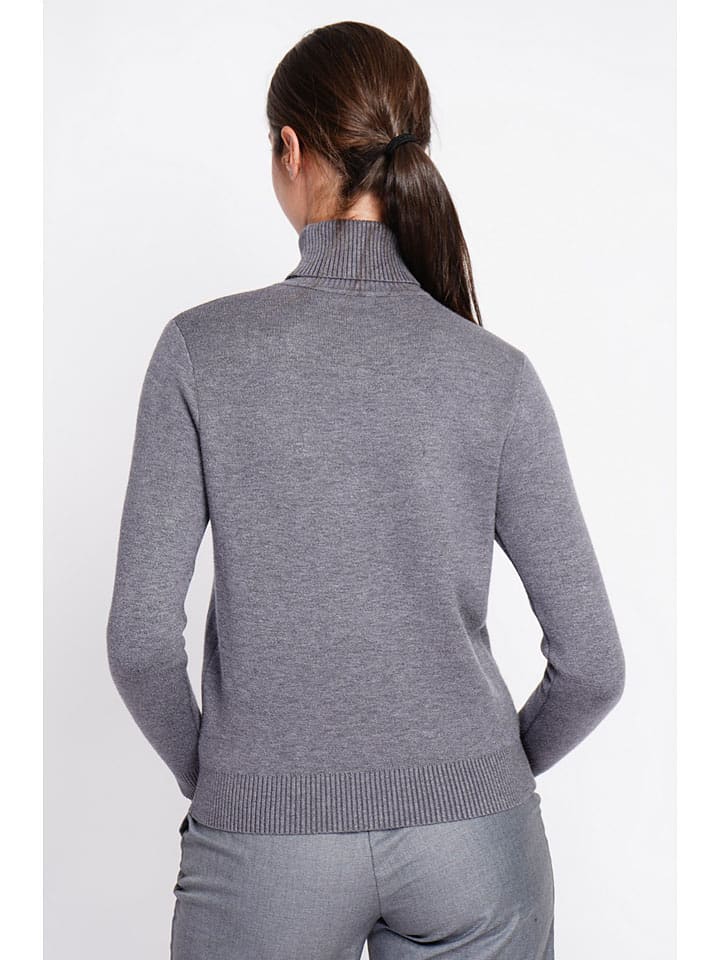 Sveter ASSUILI Grau 1722028 Rollkragenpullover in Grau - 3