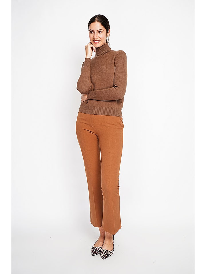 Sveter ASSUILI Braun 9067803 Rollkragenpullover in Braun - 5