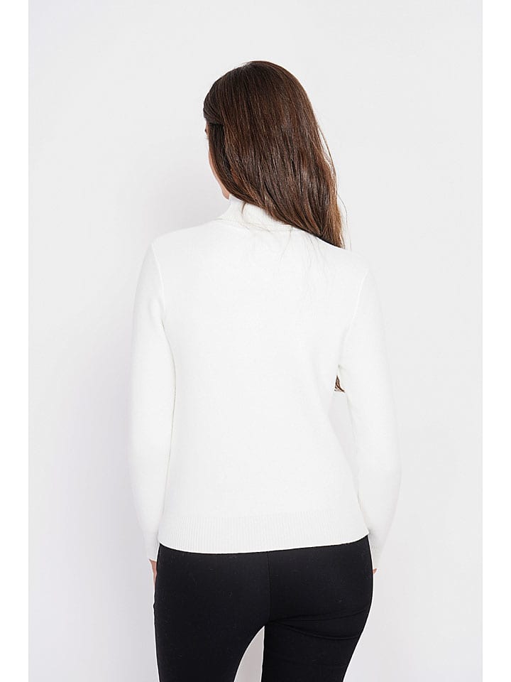 Sveter ASSUILI Weiß 6675906 Rollkragenpullover in Weiß - 2