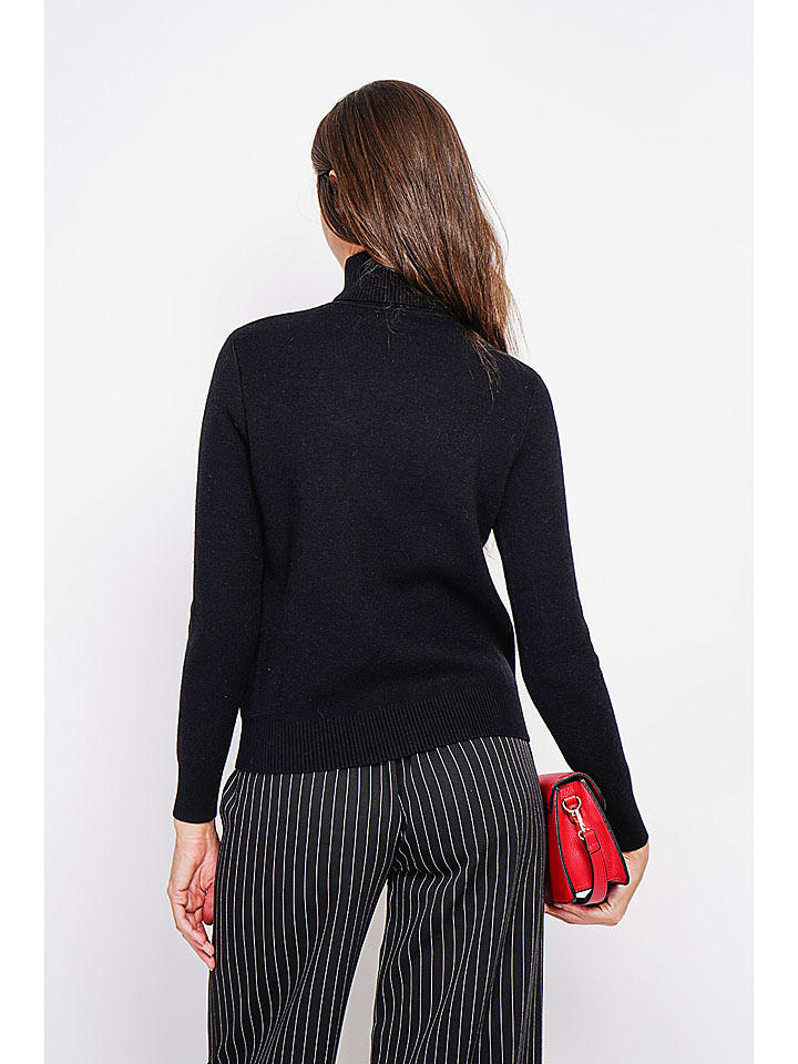 Sveter ASSUILI Schwarz 7521749 Rollkragenpullover in Schwarz - 2